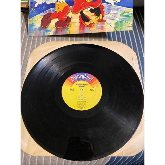 Vintage Disney Mickey Mouse Disco Vinyl - Picture 3 of 4